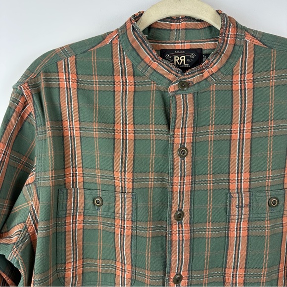 Ralph Lauren Double RL Other - RRL Double RL Button Front Plaid Shirt Large Mock Neck